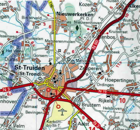 Liggingsplan van Melveren