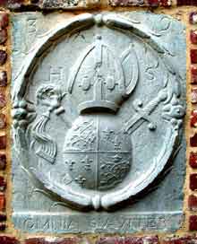 Wapenschild abt Hubertus van Suetendael